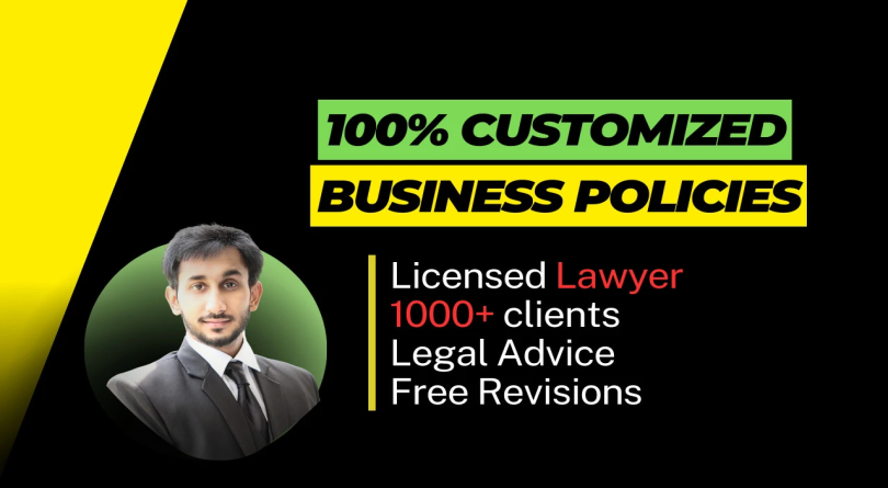 I will prepare custom business policies for your company, employees