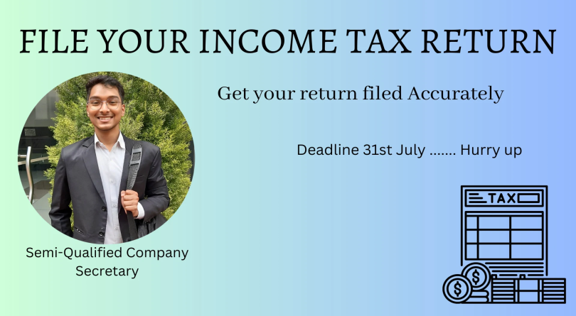 I will do income tax returns of india itr
