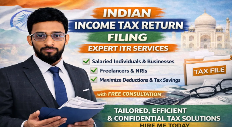 I will file income tax return in india, itr filing with free consultation