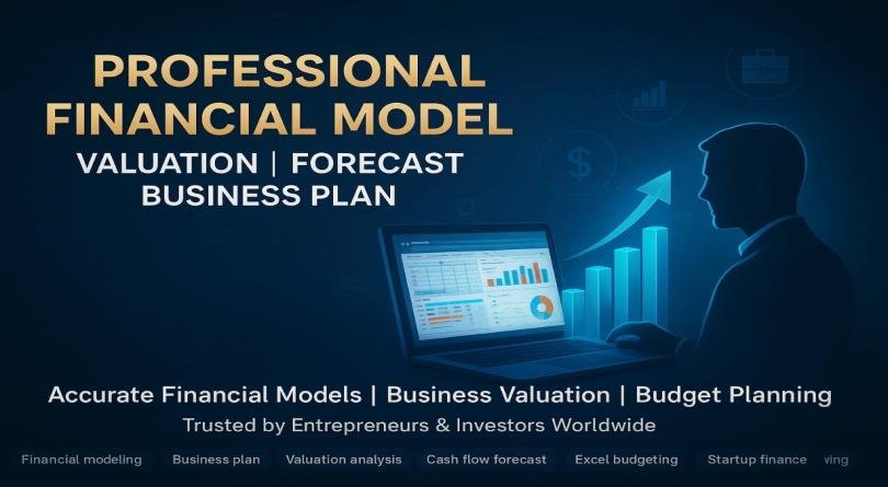 I will build financial model, forecast, valuation, budget and business plan